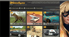 Desktop Screenshot of 3donlineoyunlar.com